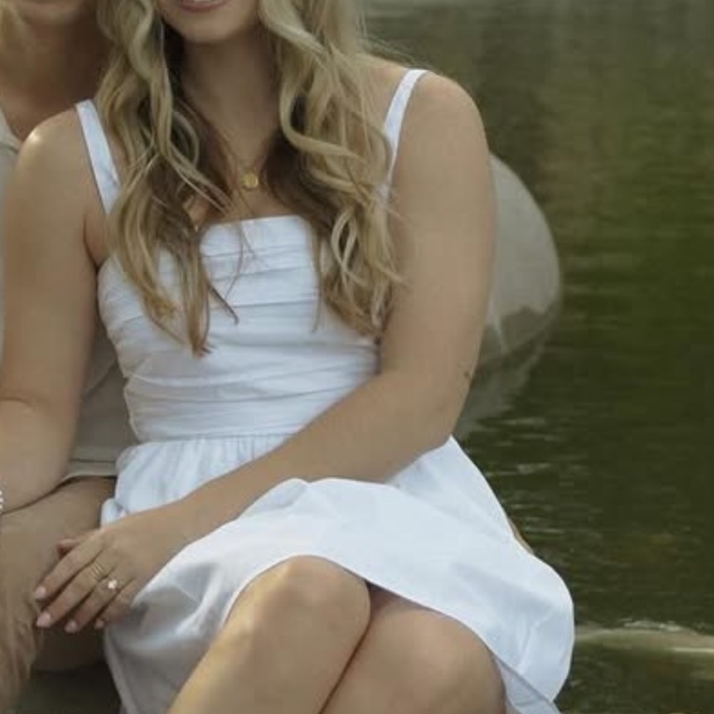 Abercrombie & Fitch White Mini Dress